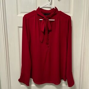 White House Black Market Bow Blouse